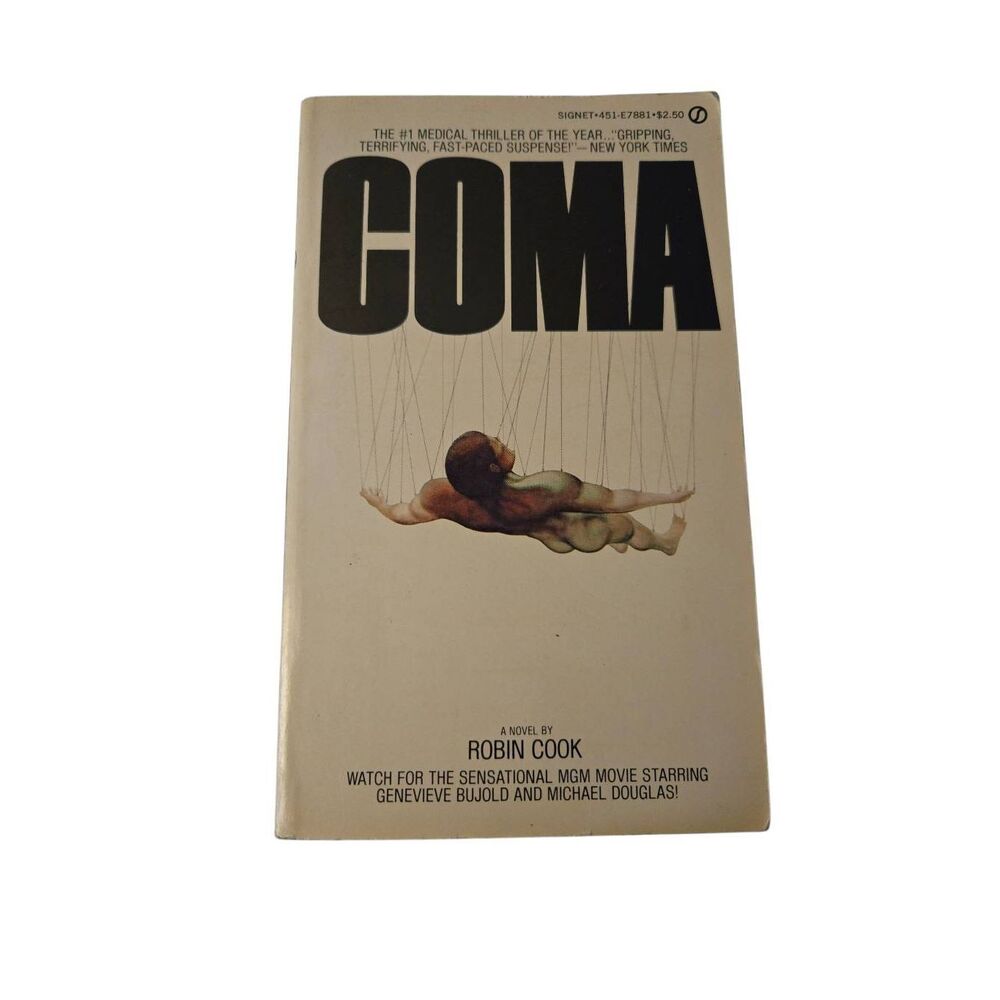 Coma by Robert Cook - signet books - 0451078810250